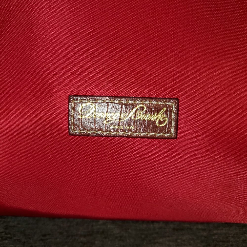 EUC Dooney&Bourke Red Red Nylon Hobo Shoulder bag - Picture 4 of 12